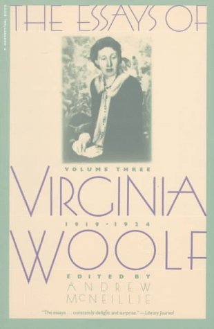 Cover for Virginia Woolf · The Essays of Virginia Woolf, Vol. 3: 1919-1924 (Paperback Book) (1991)