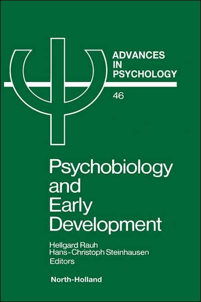 Cover for Rauh H. H. Rauh H. · Advances in Psychology V46 (Hardcover Book) (1987)