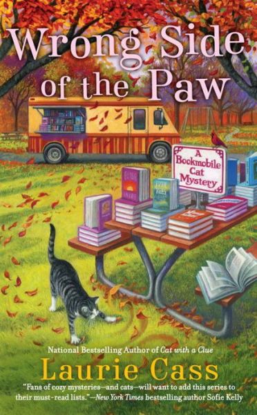 Cover for Laurie Cass · Wrong Side of the Paw: A Bookmobile Cat Mystery (Paperback Book) (2017)