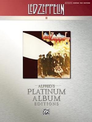 Led Zeppelin -- II Platinum Guitar - Led Zeppelin - Bøger - Alfred Publishing Company, Incorporated - 9780739059562 - 18. november 1990