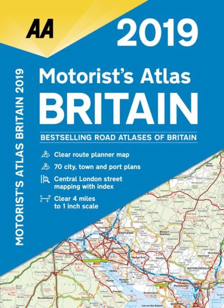 Cover for AA Publishing · AA Motorist's Atlas Britain 2019 (Spiral Book) [42 Revised edition] (2018)