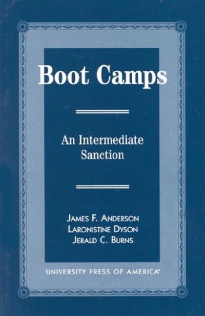 Cover for James F. Anderson · Boot Camps: An Intermediate Sanction (Hardcover Book) (1999)