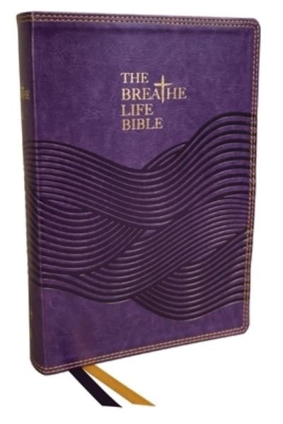 The Breathe Life Holy Bible: Faith in Action (NKJV, Purple Leathersoft, Red Letter, Comfort Print) (Læderbog) (2024)