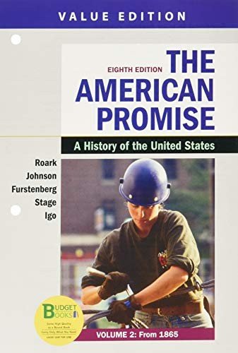 Cover for James L. Roark · Loose-leaf Version for The American Promise, Value Edition, Volume 2 &amp;  Achieve Read &amp; Practice for The American Promise, Value Edition (Paperback Bog) (2019)