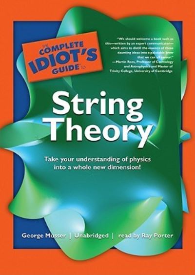 Cover for George Musser · String Theory (CD) (2009)