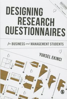 Cover for Yuksel Ekinci · Designing Research Questionnaires for Business and Management Students - Mastering Business Research Methods (Hardcover Book) (2015)