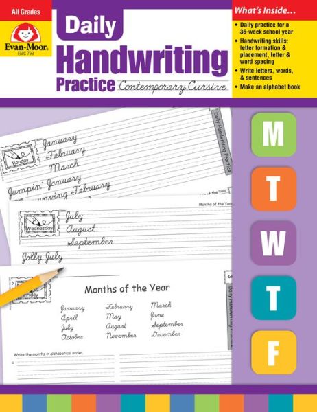 Cover for Jill Norris · Daily Handwriting Practice, Contemporary Cursive (Teacher) (Paperback Book) (2000)