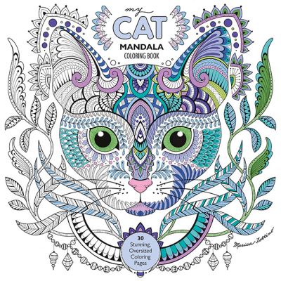 Cover for Marica Zottino · My Cat Mandala Coloring Book: 30 Stunning, Oversized Coloring Pages (Paperback Book) (2023)