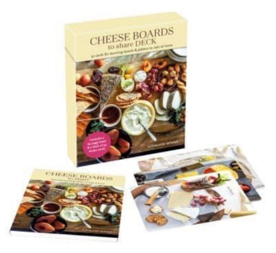 Cover for Thalassa Skinner · Cheese Boards to Share Deck: 50 Cards for Stunning Boards &amp; Platters to Style at Home - Recipe Card Decks (Book) (2023)