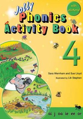 Cover for Sara Wernham · Jolly Phonics Activity Book 4: In Precursive Letters (British English edition) - Jolly Phonics Activity Books, set 1-7 (Paperback Book) [UK edition] (2010)