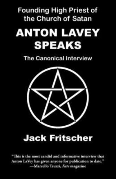 Cover for Jack Fritscher · Anton LaVey Speaks (Paperback Book) (2021)