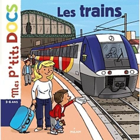 Cover for Stephanie Ledu · Mes p'tits docs / Mes docs animes: Les trains (Innbunden bok) (2020)