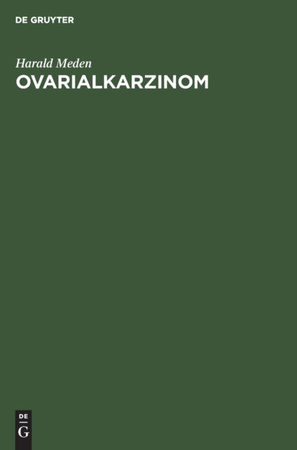 Cover for Harald Meden · Ovarialkarzinom (Book) (1996)