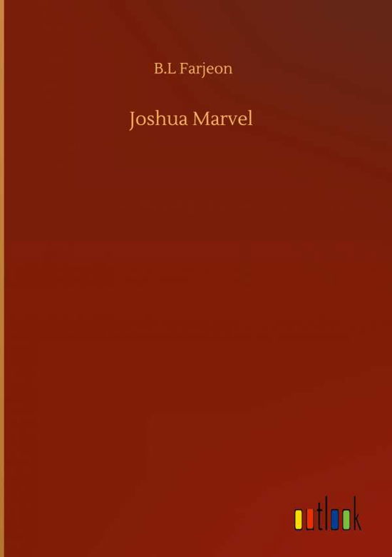 Cover for B L Farjeon · Joshua Marvel (Gebundenes Buch) (2020)