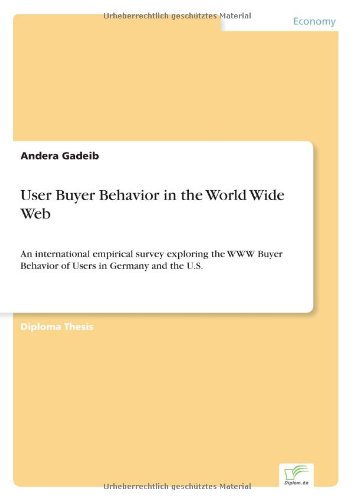 Cover for Andera Gadeib · User Buyer Behavior in the World Wide Web (Paperback Book) (2001)