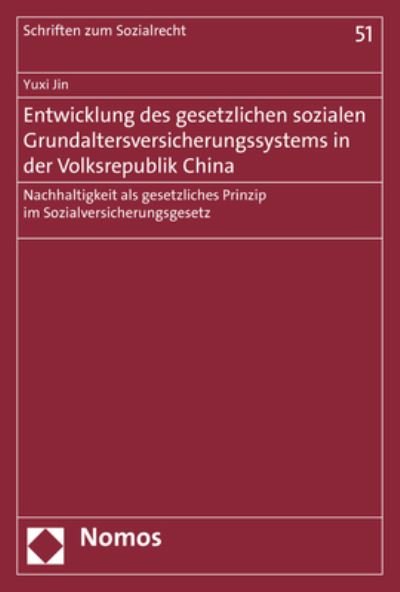 Cover for Jin · Entwicklung des gesetzlichen sozial (Bok) (2020)