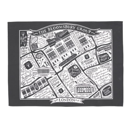 Literary London Tea Towel - British Library Gift - Merchandise - BRITISH LIBRARY GIFT - 9786000045562 - June 18, 2021