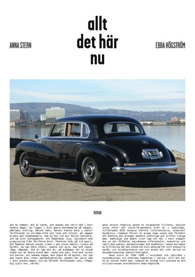 Cover for Anna Stern · Allt det Här Nu (Book) (2022)