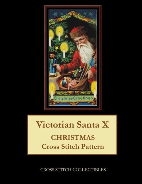 Cover for Kathleen George · Victorian Santa X: Christmas Cross Stitch Pattern (Paperback Book) (2021)