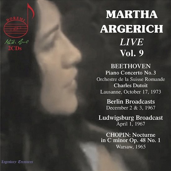 Cover for Argerich / Osr · Martha Argerich / Vol. 9: Beethoven / Berlin Broadcasts 1967 / Warsaw Broadcast 1965 / Ludwigsburg Broadcast 1967 (CD) (2022)