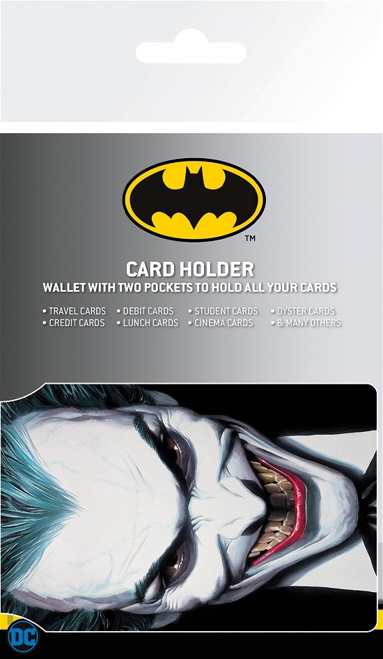 Cover for Dc Comics: Gb Eye · DC COMICS - Card Holder - Joker x4 (Leksaker)