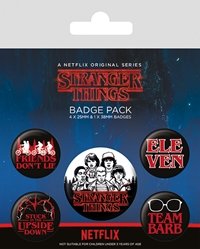 Stranger Things: Characters (Pin Badge Pack) - Badges - Merchandise - PHM - 5050293806563 - 3. februar 2020