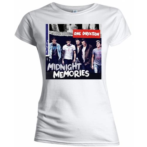 One Direction Ladies T-Shirt: Midnight Memories - One Direction - Marchandise - ROFF - 5055295373563 - 24 mars 2014