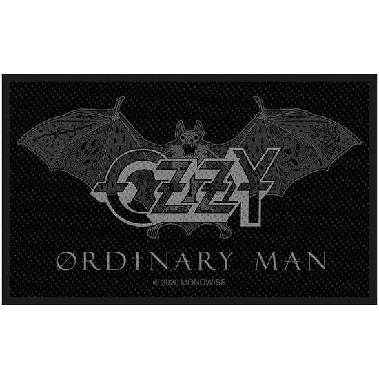 Ozzy Osbourne Standard Woven Patch: Ordinary Man - Ozzy Osbourne - Merchandise - PHD - 5056365703563 - 20. juli 2020