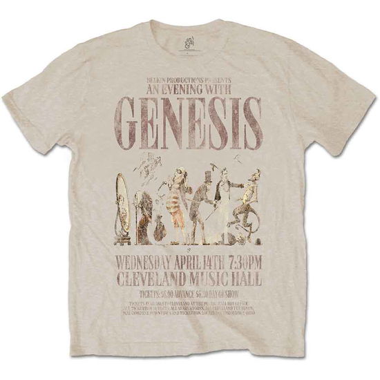 Genesis Unisex T-Shirt: An Evening With - Genesis - Merchandise -  - 5056368632563 - 