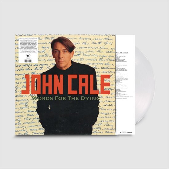 Cover for John Cale · Words For The Dying (Ltd. Clear Vinyl LP+DL) (LP) (2023)