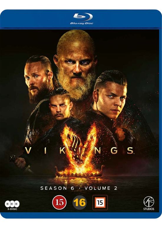 Cover for Vikings - Season 6 - Volume 2 (Blu-ray) (2022)