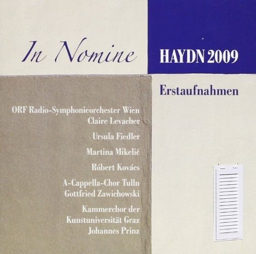 Cover for Joseph Haydn (1732-1809) · In Nomine - Haydn 2009 (CD)