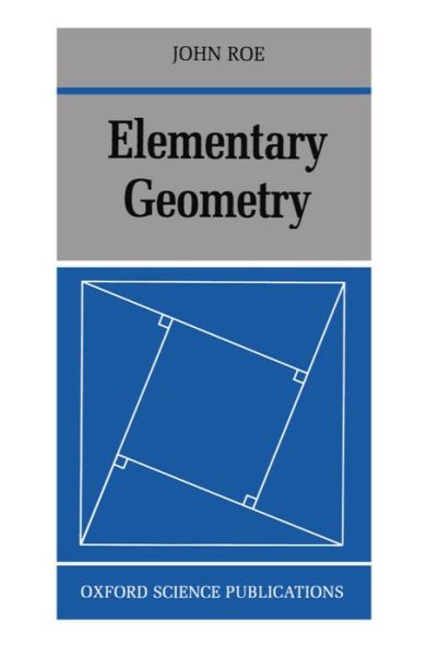 Cover for Roe · Elementary Geometry (Paperback Book) (1993)