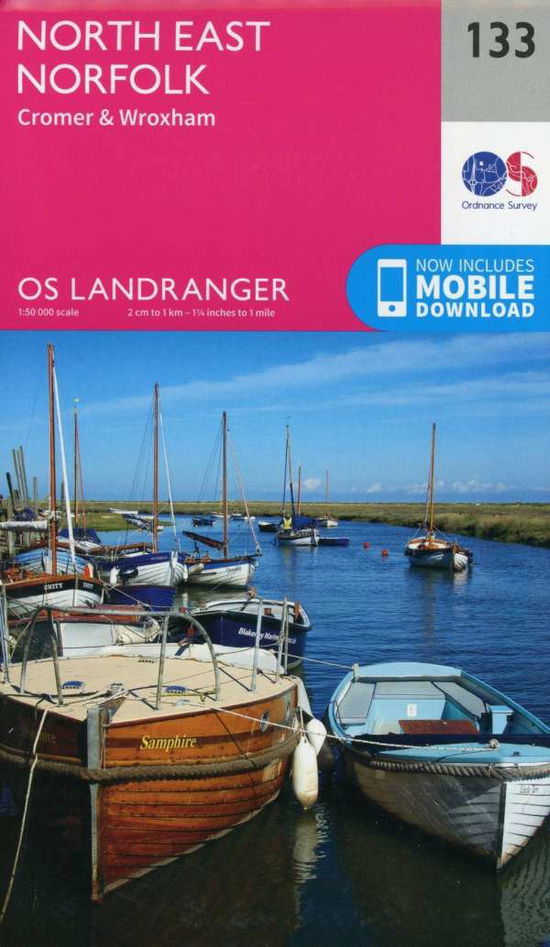 North East Norfolk: Cromer & Wroxham - OS Landranger Map (Map) (2018)