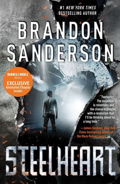 Cover for Brandon Sanderson · Steelheart (The Reckoners) (Hardcover bog) [First edition] (2013)