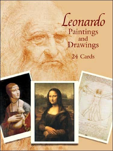 Cover for Leonardo Da Vinci · Leonardo Paintings and Drawings: 24 Cards - Dover Postcards (Lernkarteikarten) (2005)
