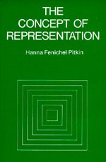 Cover for Hanna Fenichel Pitkin · The Concept of Representation (Paperback Bog) (1972)