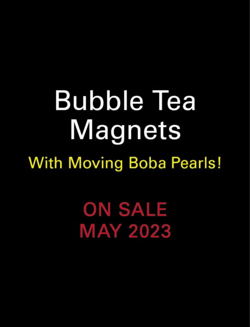 Cover for Melissa Maxwell · Bubble Tea Magnets: With Moving Boba Pearls! - RP Minis (Book) (2023)