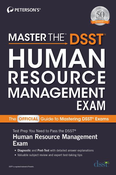 Cover for Peterson's · Master the DSST Human Resource Management Exam (Taschenbuch) (2020)