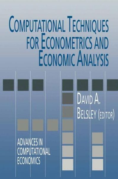 Computational Techniques for Econometrics and Economic Analysis - Advances in Computational Economics - David a Belsley - Bøger - Springer - 9780792323563 - 30. november 1993