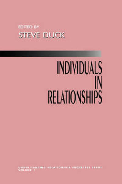 Cover for Steve Duck · Individuals in Relationships - Understanding Relationship Processes series (Hardcover Book) (1993)