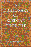 Cover for R. D. Hinshelwood · A Dictionary of Kleinian Thought (Hardcover Book) [2 Revised edition] (1991)