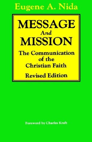 Cover for Eugene A. Nida · Message and Mission: the Communication of the Christian Faith (Paperback Book) [Revised edition] (1990)