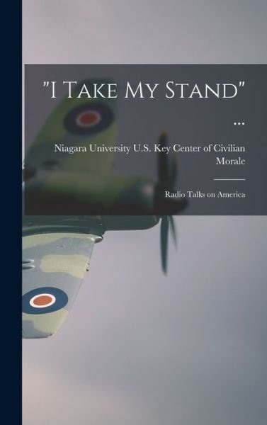 Cover for N U S Key Center of Civilian Morale · I Take My Stand ... (Hardcover Book) (2021)