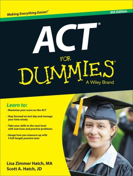 Cover for Hatch · ACT For Dummies (Book) [6th edition] (2015)