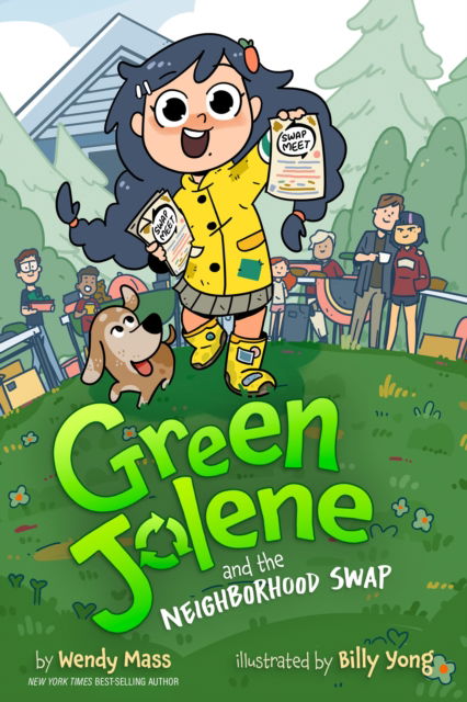 Cover for Wendy Mass · Green Jolene: Green Jolene and the Neighborhood Swap - Disney Planet Possible (Hardcover Book) (2025)