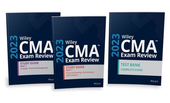 Cover for Wiley · Wiley CMA Exam Study Guide and Online Test Bank 2023: Complete Set (Taschenbuch) (2022)