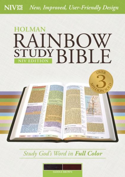 Cover for Broadman &amp; Holman Publishers · Rainbow Study Bible-niv (Leather Book) [Saddle Brown Imitation] (2015)