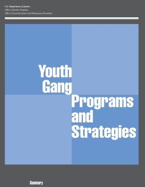 Cover for U S Department of Justice · Youth Gang Programs and Strategies (Pocketbok) (2015)