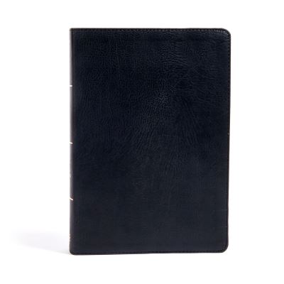 Cover for Holman Bible Staff · KJV Super Giant Print Reference Bible, Black LeatherTouch, Indexed (Leather Book) (2020)